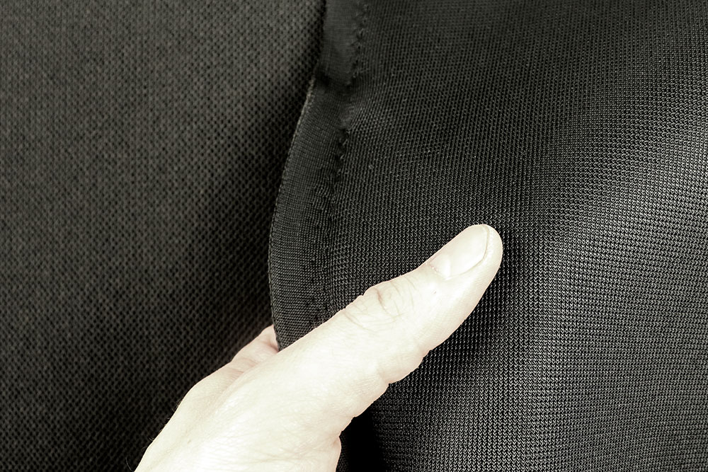 Spacer Fabric - 3D Mesh - Schwarz