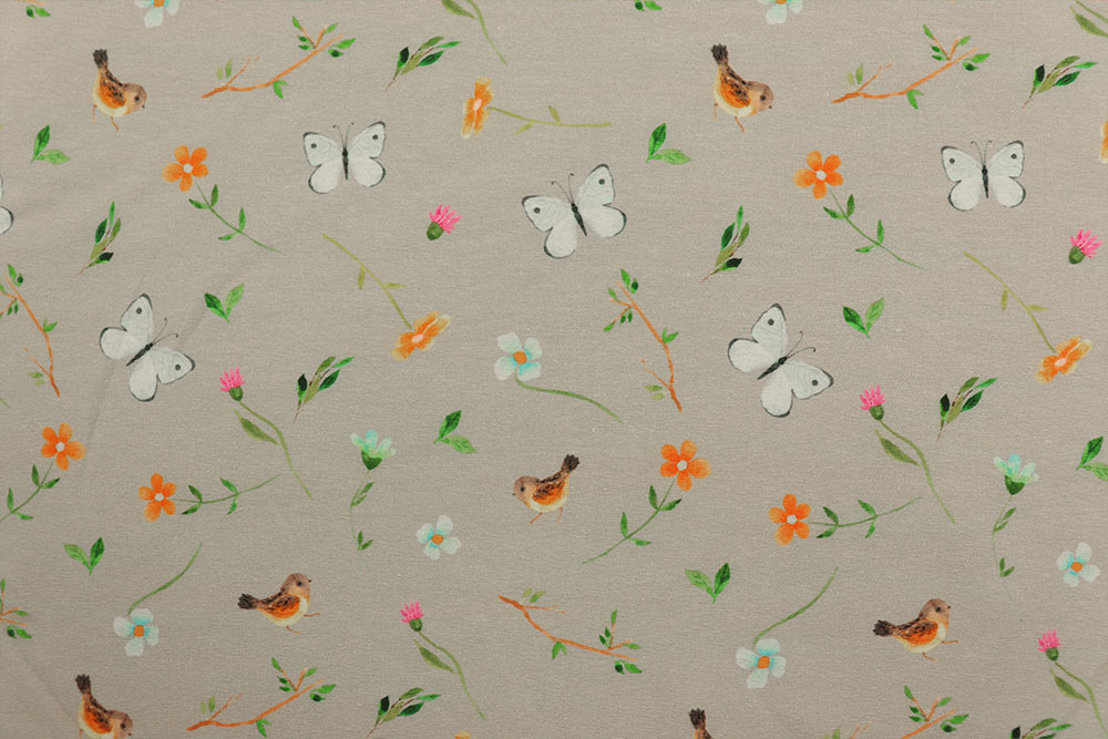 Jersey - Flora & Fauna - Hellgrau