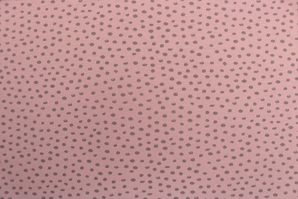Jersey -  Dottie - Rosé/Grau