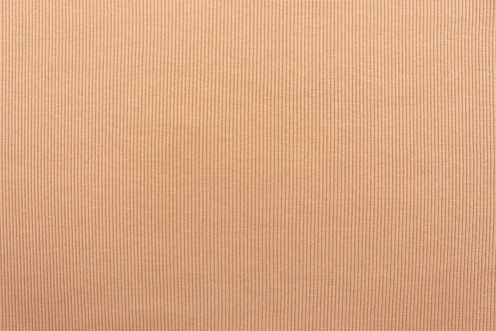 Jersey - Feinripp - Camel