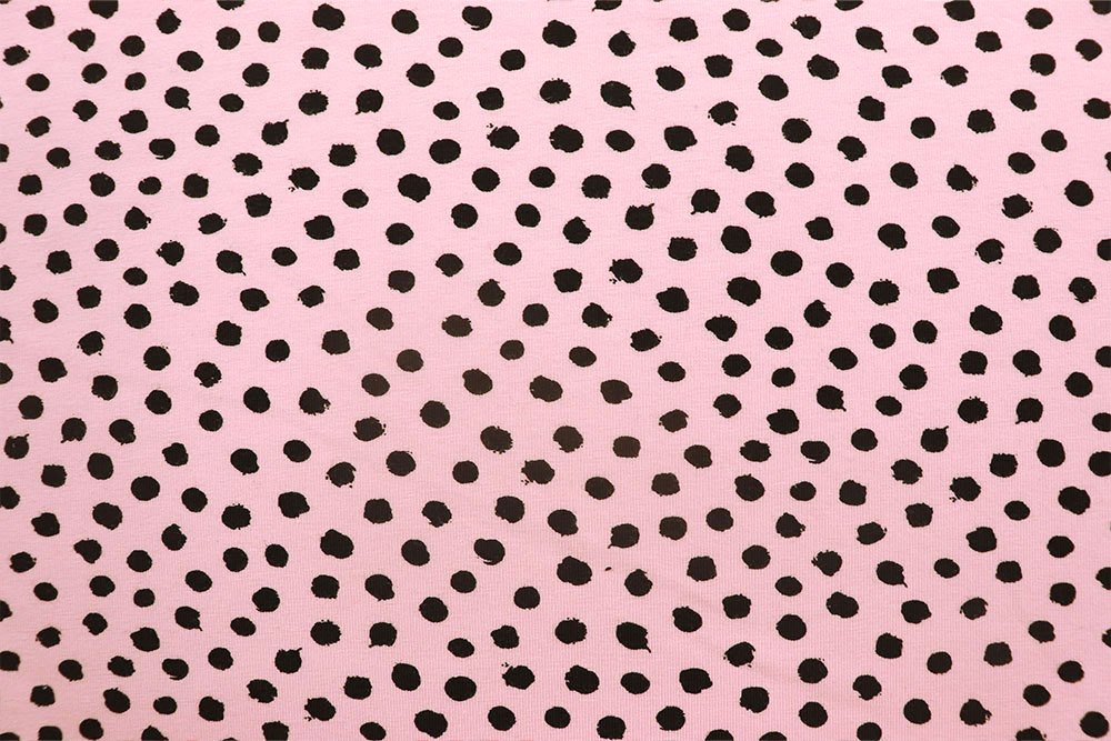 Jersey -  Dottie - Rosa/Schwarz