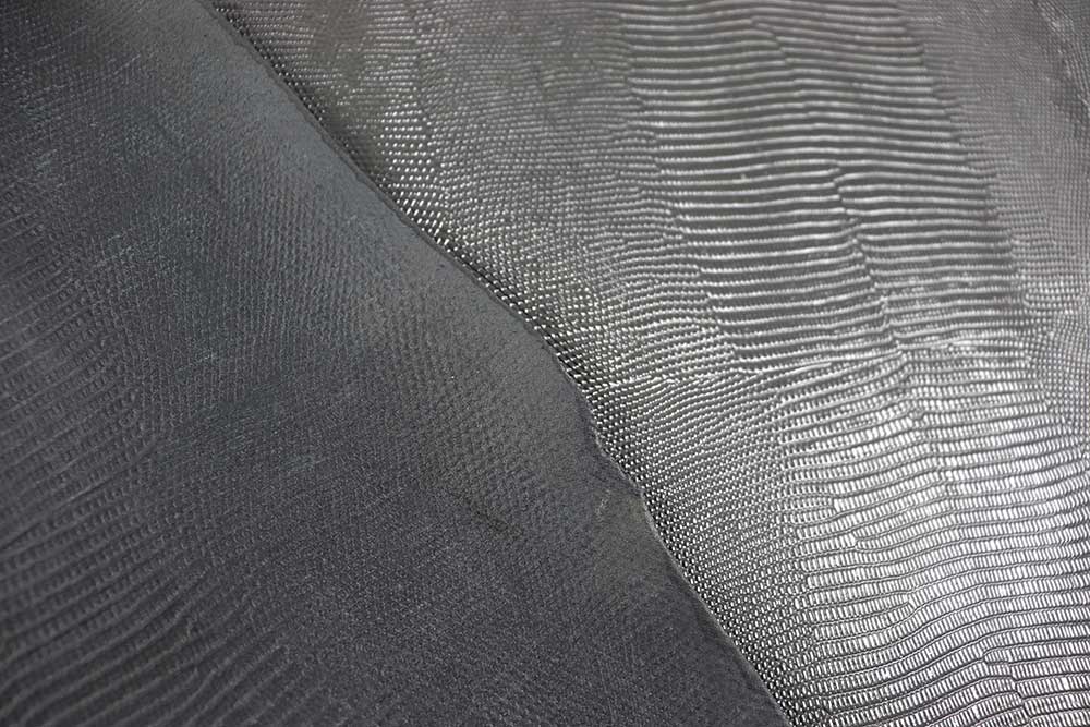 Echtleder-Haut geprägt - Reptile Square - 1 qm