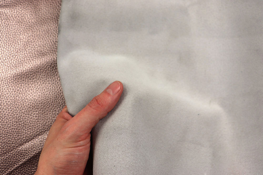 Kunstleder Metallic - Rose Bronze