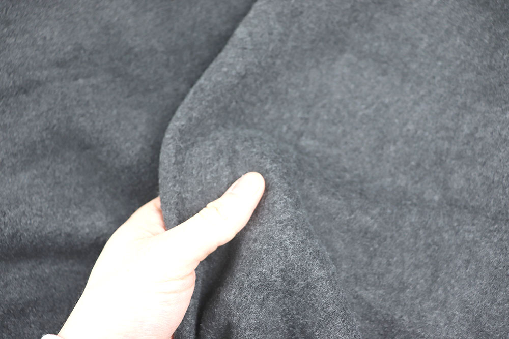 Polarfleece Melange - Grau