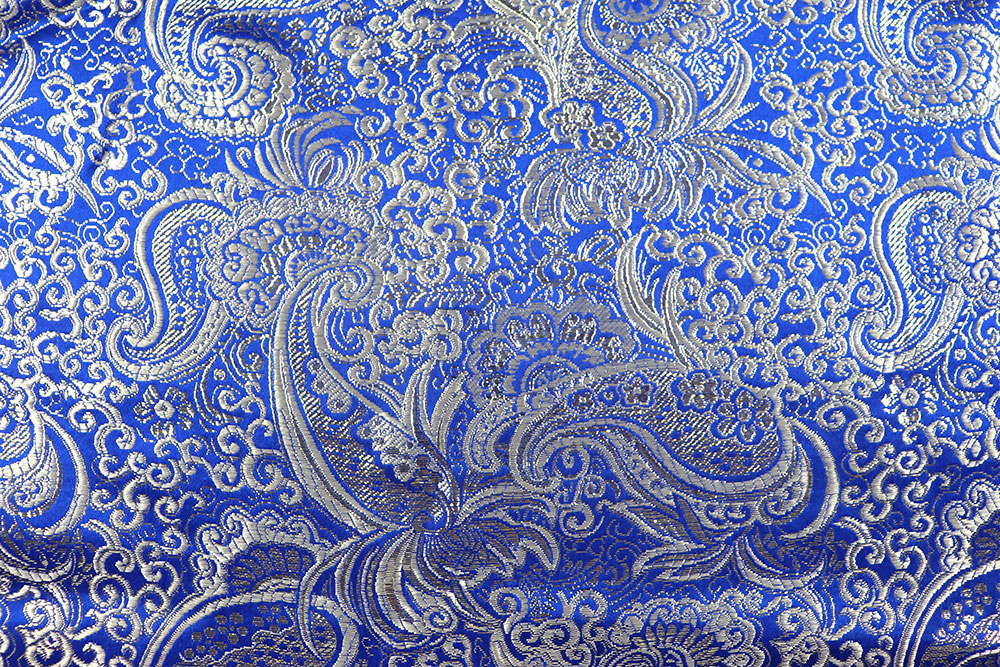 Brokat Maharadscha - Royal/Silber