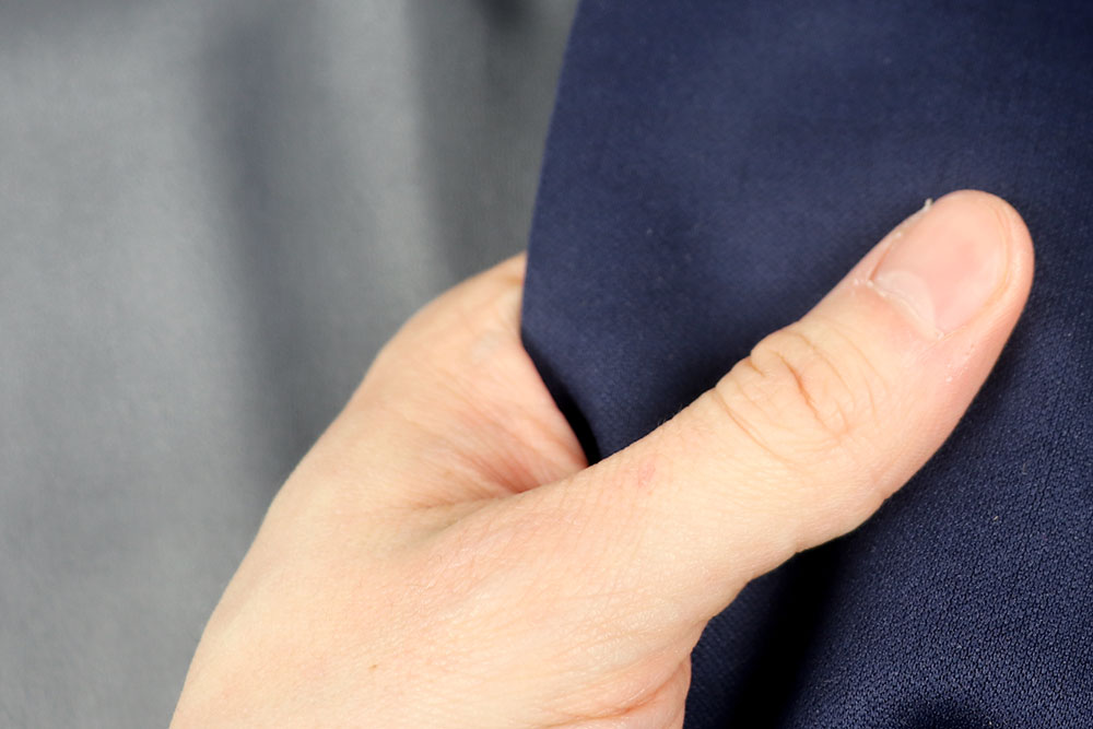 Nappaleder-Imitat glatt - Nachtblau