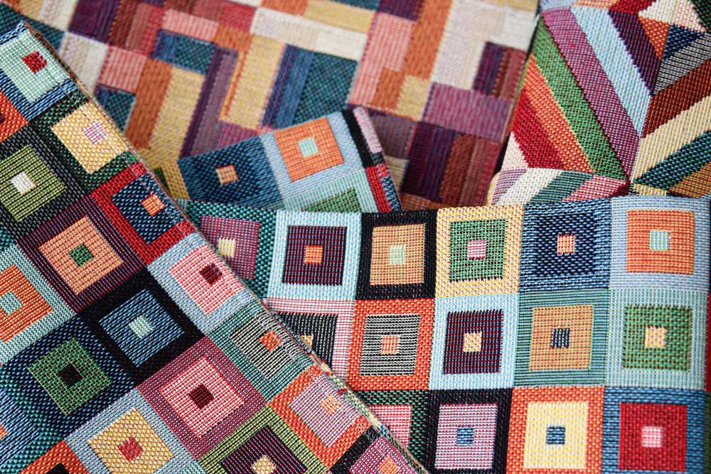 Gobelin-Stoff - Cubic Vision