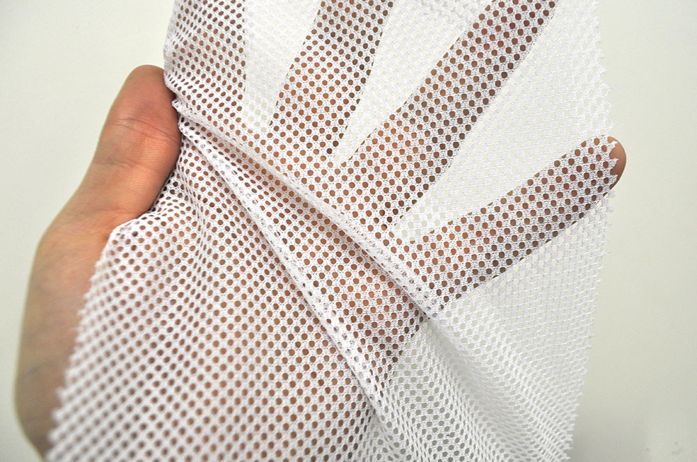 Taschen-Netzstoff - Weiß