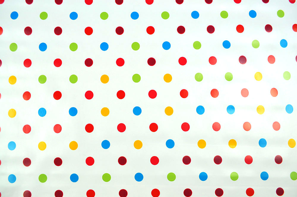 Wachstuch - Bunte Punkte