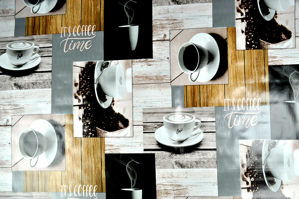 Wachstuch - Coffee Time