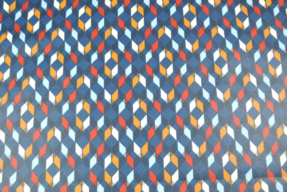 Tischdeckenstoff - Urban Cubic