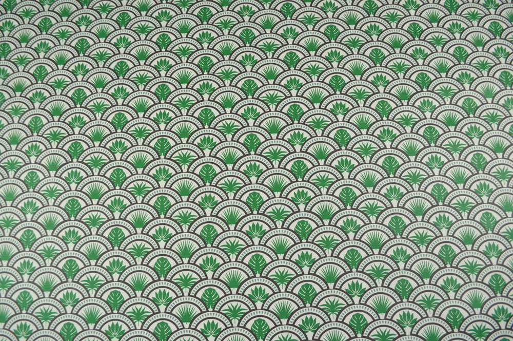 Tischdeckenstoff - Leaf Waves