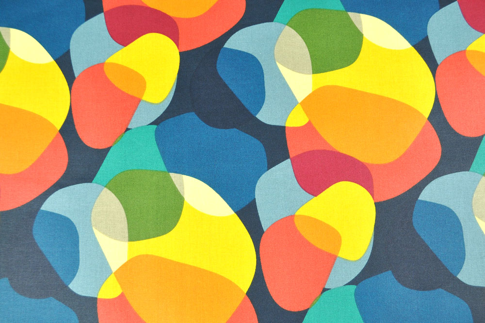 Tischdeckenstoff - Retro Splashes