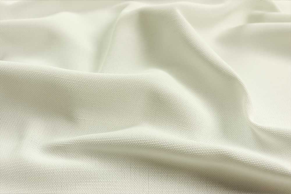 Tischdeckenstoff - permanent schwer entflammbar - 280 cm - Weiß