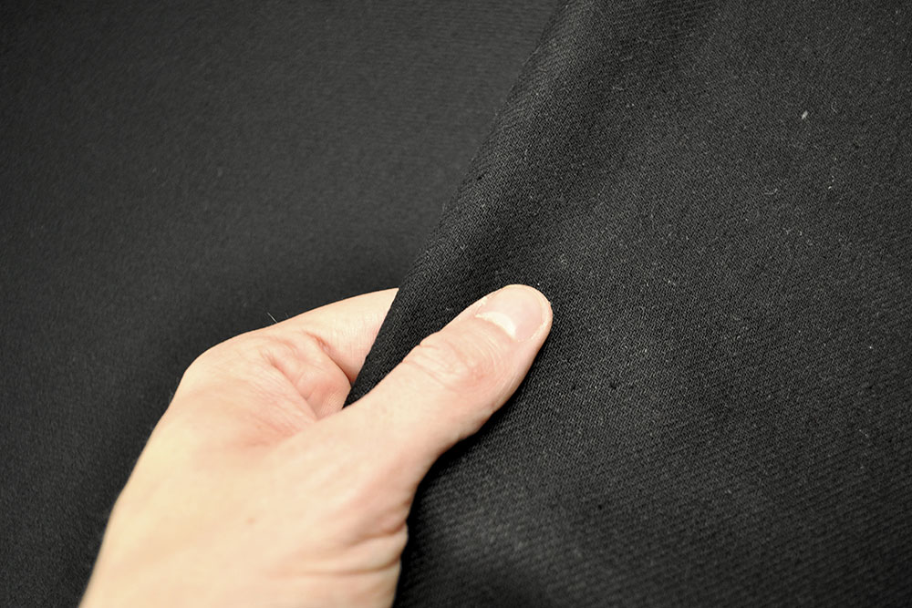 Blackout-Molton schwer - Schwarz