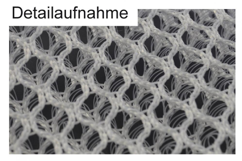Abstandsgewebe - 10 mm stark - Weiß