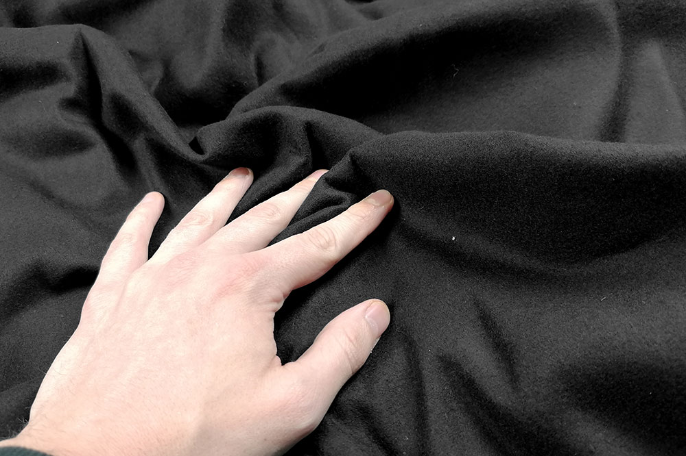 Schall-Absorber, schwer entflammbar  - Schwarz