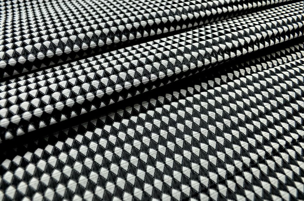 Akustikstoff - Trevira CS - permanent schwer entflammbar - Schwarz/Grau