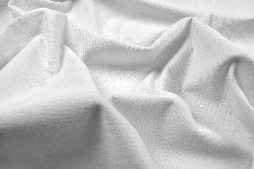 Frottee - wasserdicht - Weiß