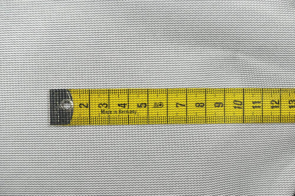 Moskitonetz-Meterware feinmaschig - 165 cm - Schwarz
