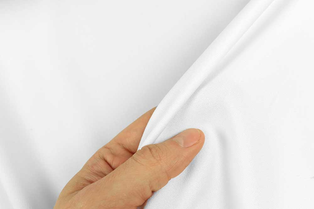 Event-Stretch - B1 schwer entflammbar - Weiß - 80 cm