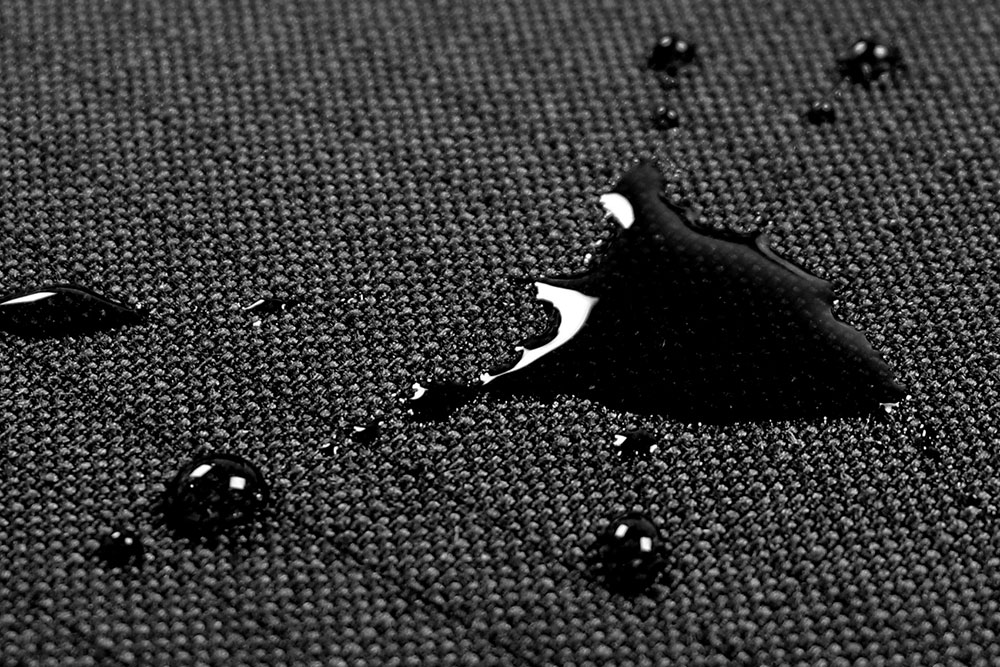 Ripstop - reißfest und wasserabweisend - Schwarz