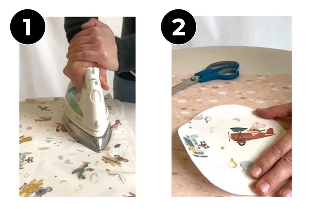 Fixierpapier aufbügelbar - 59 cm