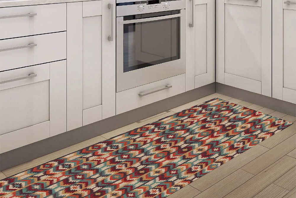 Teppichläufer-Meterware - Jacquard - Ethno