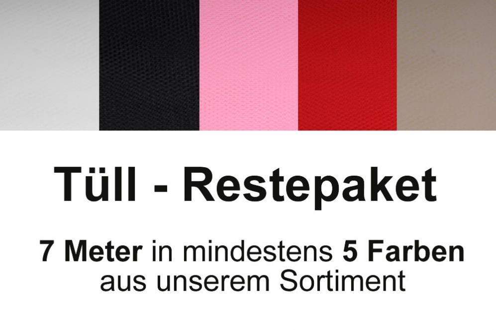 Tüll Restepaket 7 Meter