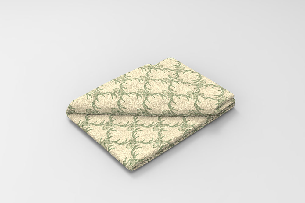 Wellness-Fleece - Hirschkopf Modern Style