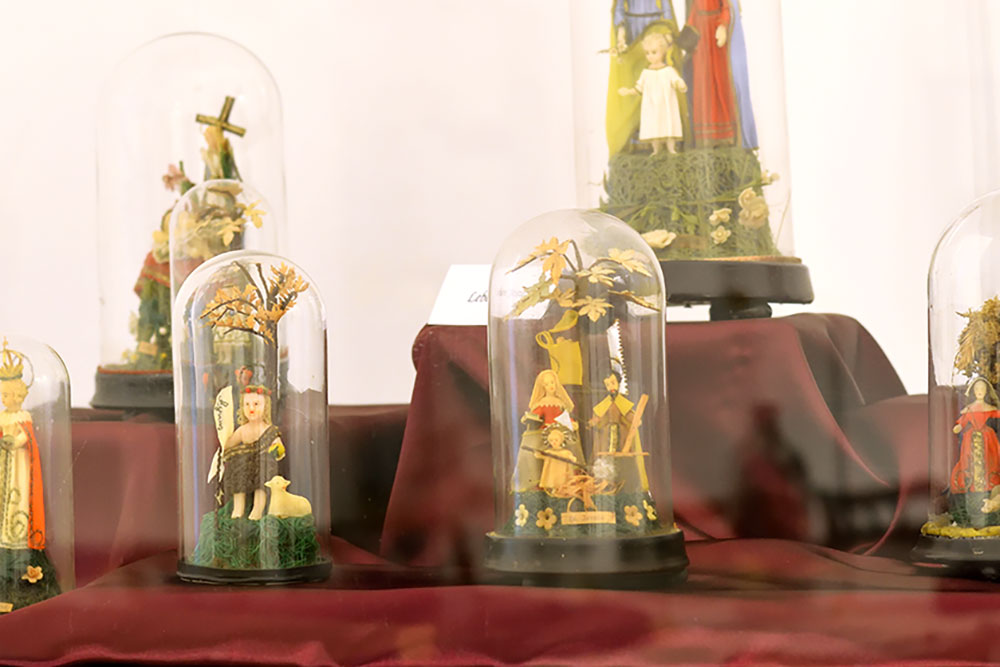 Satin Stoff Weihnachten