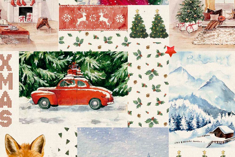 Weihnachtsstoff - Cosy Christmas