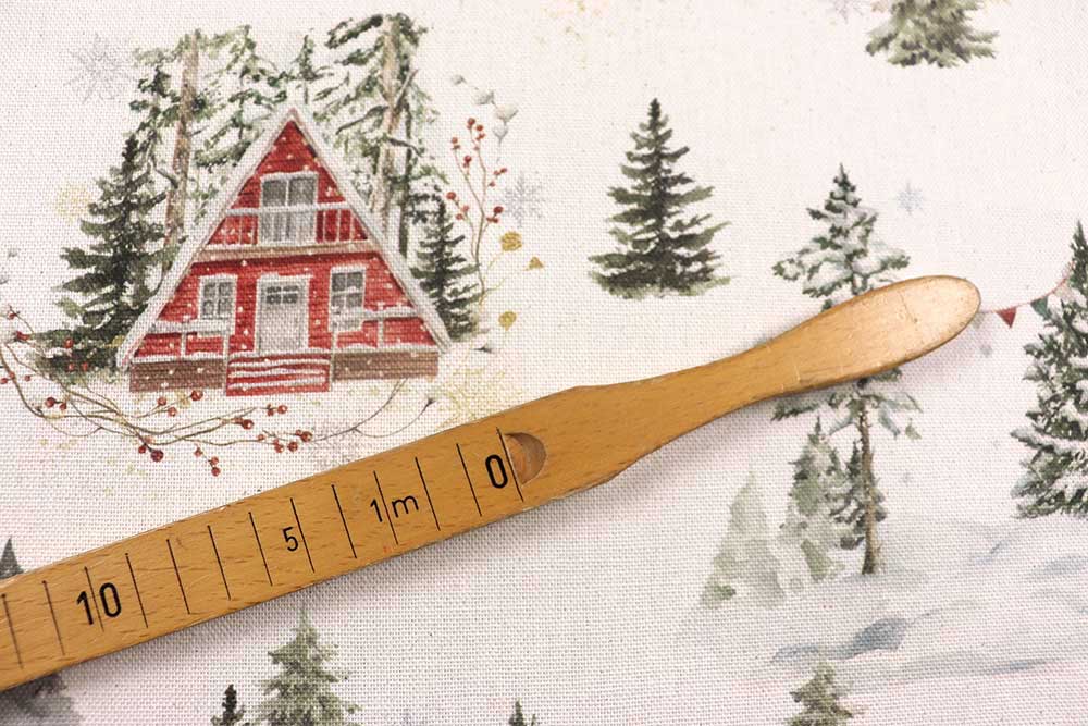 Recycling-Dekostoff - Winter Lodge