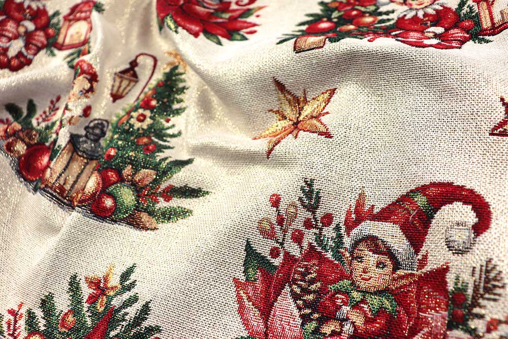 Gobelin Glitzer - Santas Gnomes