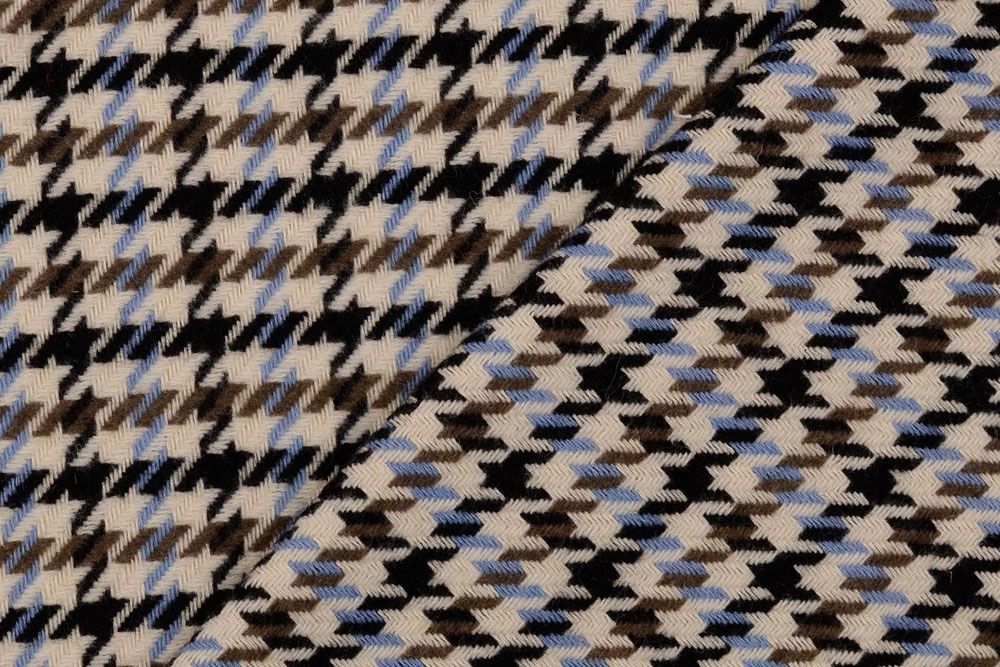 Tweed-Stoff - Old Town - Blau