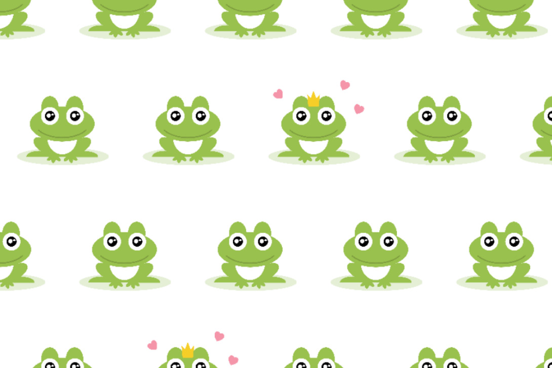 Frottee-Fleece - Froschkönig