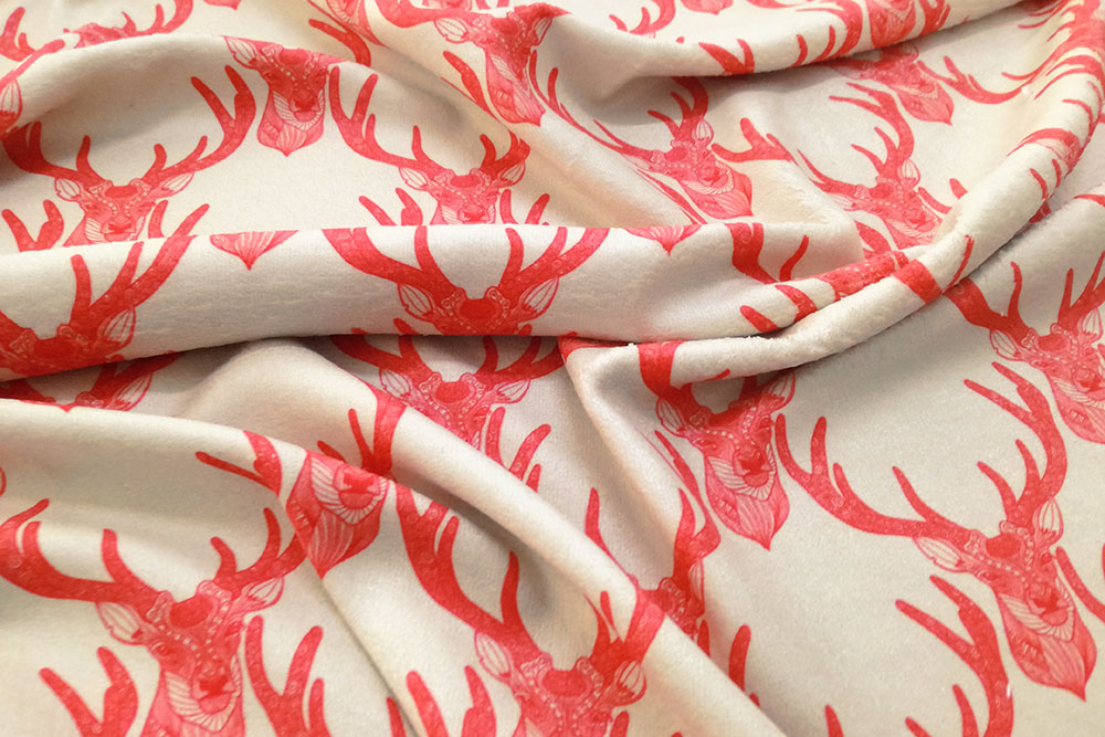 Wellness-Fleece - Hirschkopf Modern Style