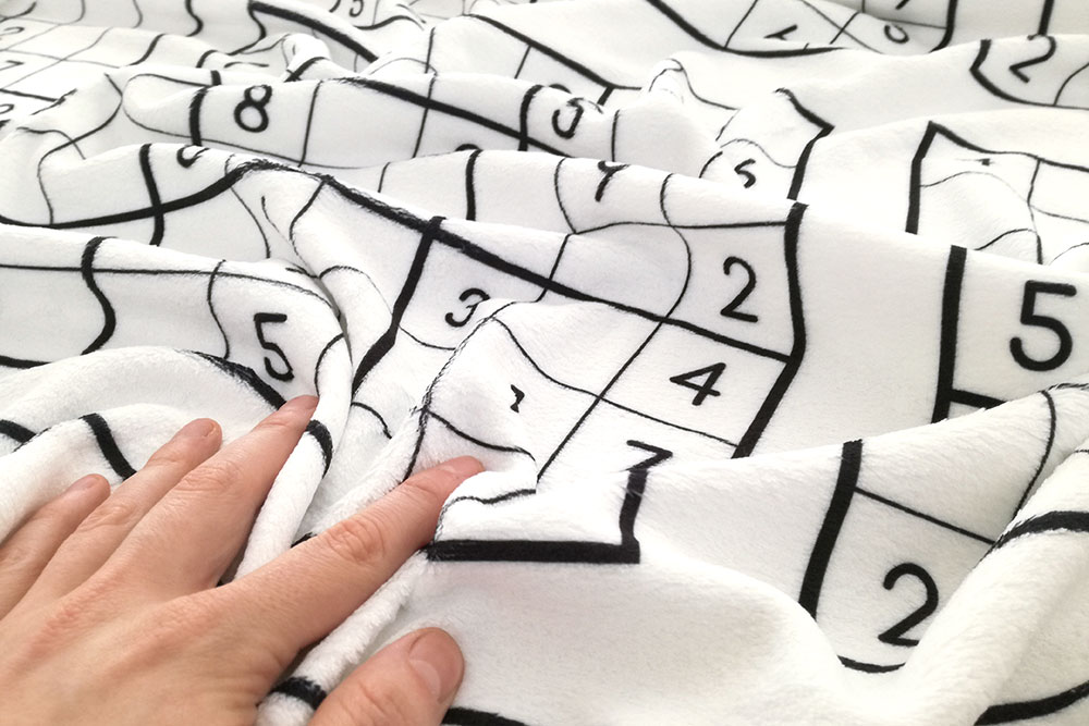 Zahlenspiel - Wellness-Fleece