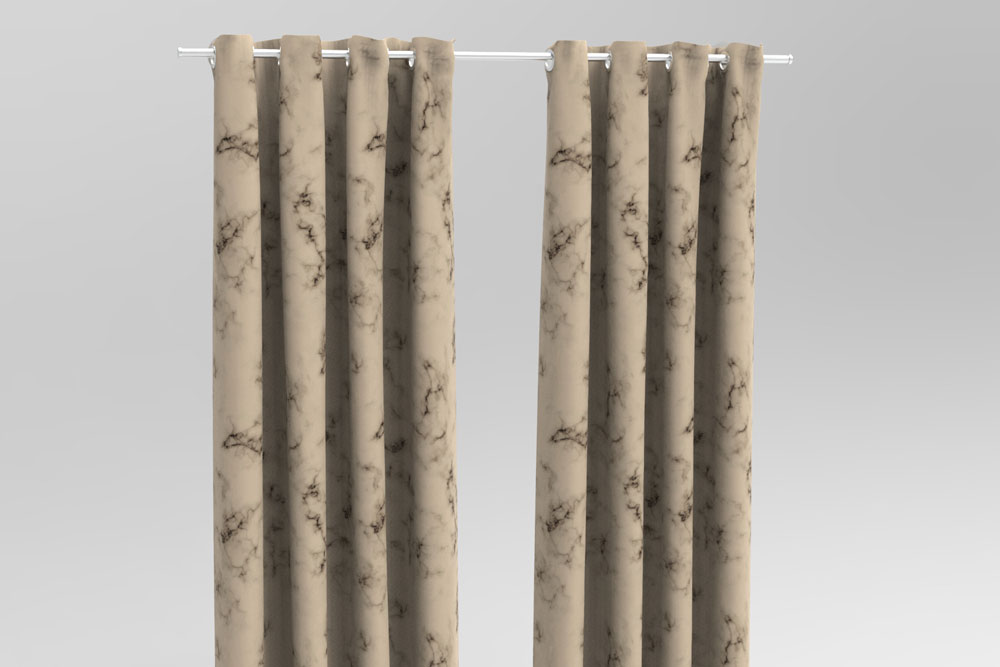 Blackout perm. schwer entflammbar - Marmor