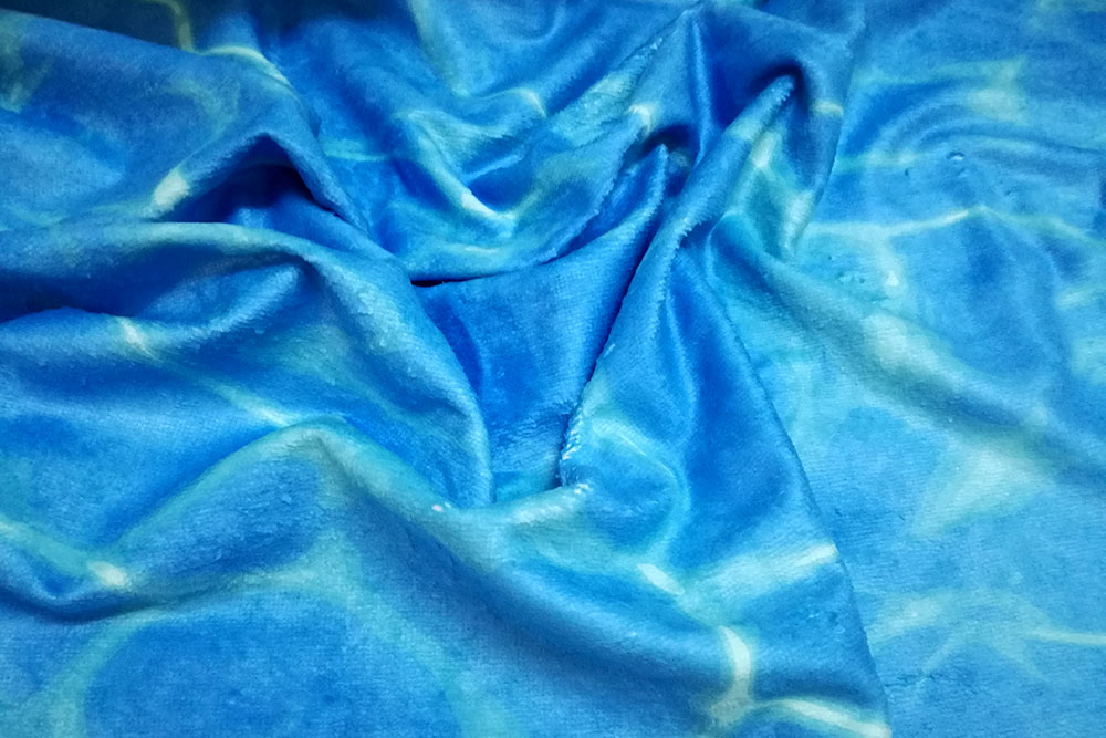 Frottee-Fleece - Swimmingpool