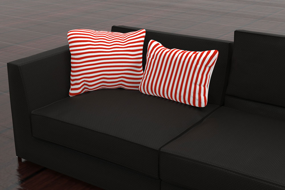 Pannesamt - Blockstreifen 2 cm