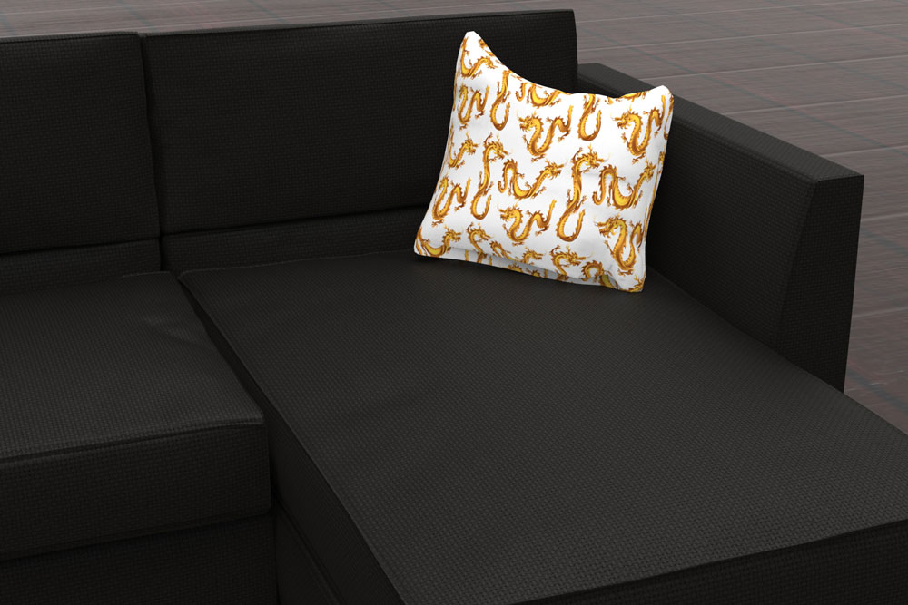 Pannesamt - China-Drache