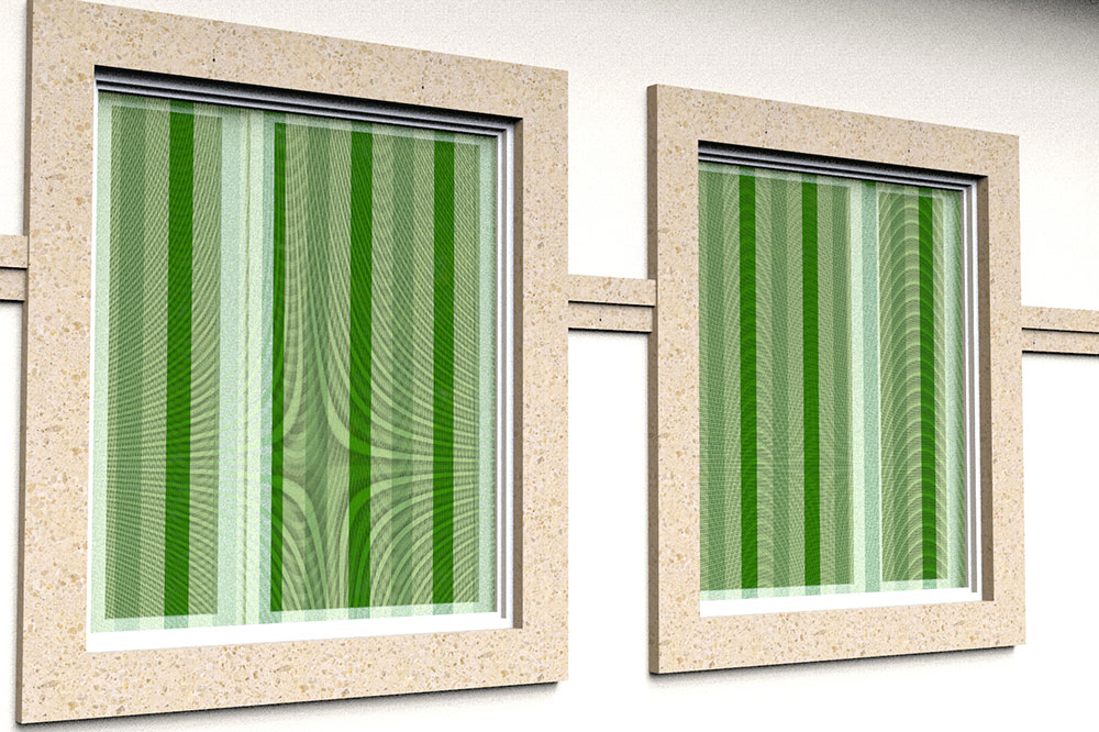 Moskitonetz-Stoff - Blockstreifen 6 cm - Leonardo