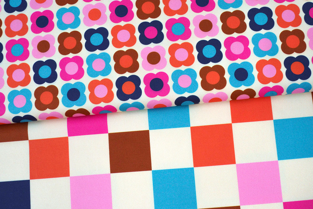 Albstoffe - Performance - Granny Square - White