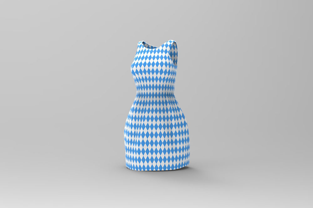 Baumwollstoff Bavaria - Raute