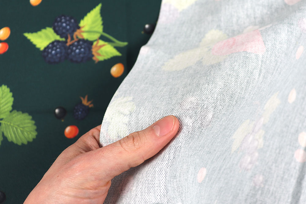 Baumwoll-Dekostoff - Garten-Beeren