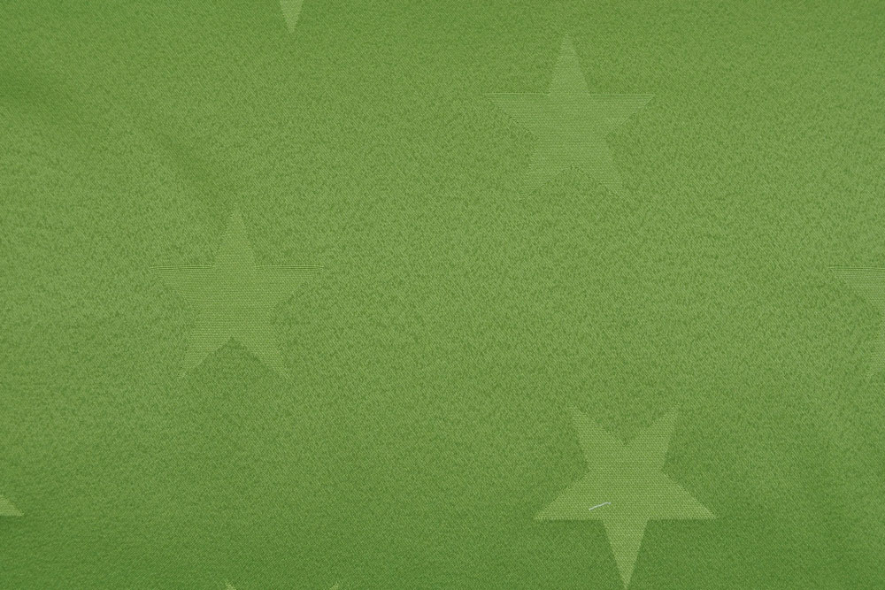 Sternenglanz - Dekostoff Jacquard - Grün/Hellgrün