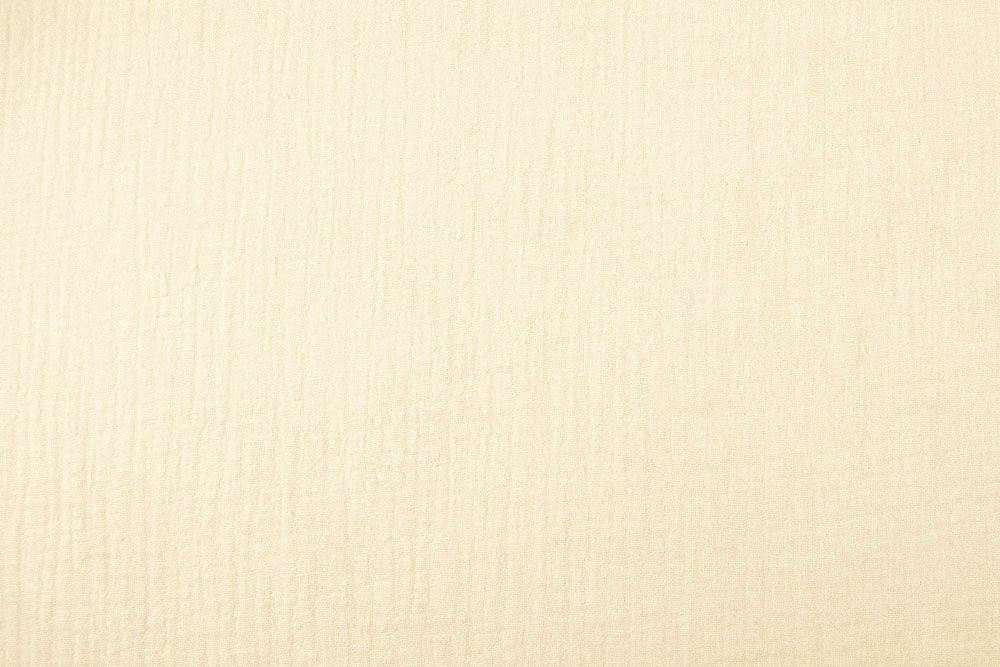 Double Gauze - Uni - Creme - 1,0 Meter
