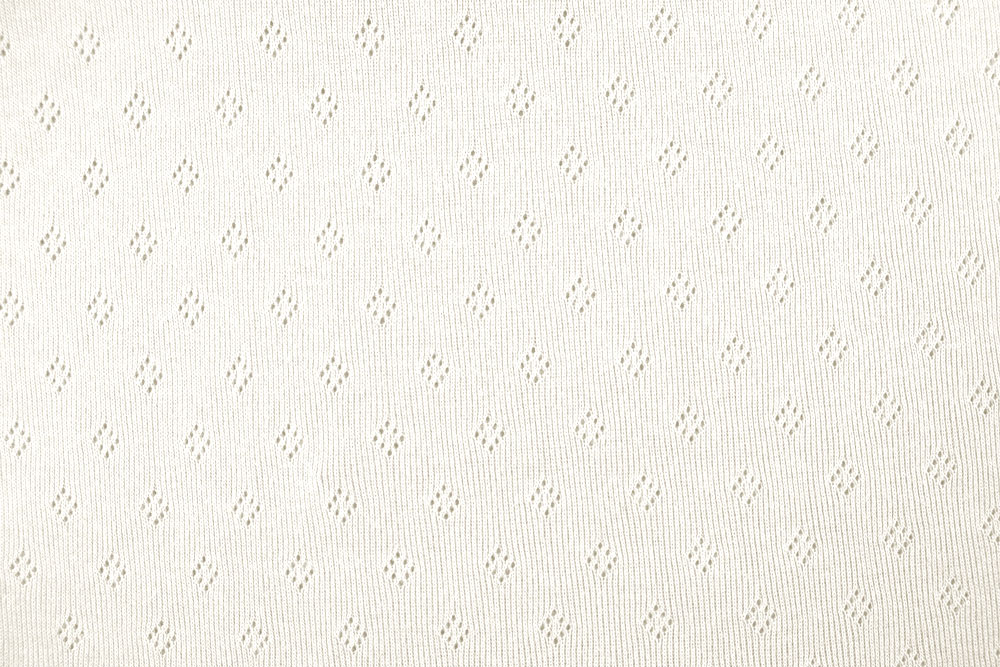 Ajour-Muster Raute - Jersey - Uni