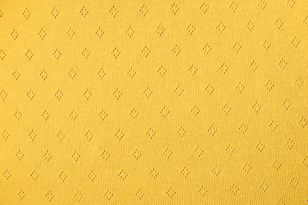 Ajour-Muster Raute - Jersey - Uni